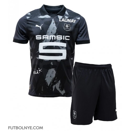 Camiseta Stade Rennais Tercera Equipación para niños 2024-25 manga corta (+ pantalones cortos)